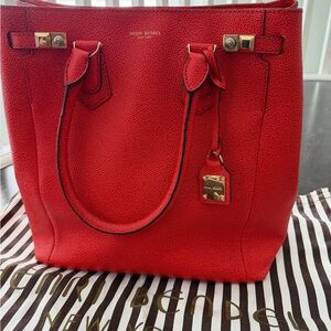 Henri Bendel Vibrant Red Tote